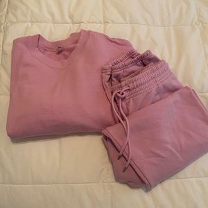 Uniqlo pink set